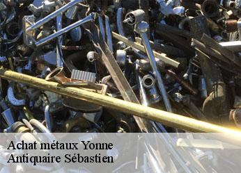 Achat métaux 89 Yonne  Antiquaire Sébastien