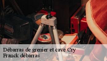 Débarras de grenier et cave  cry-89390 Franck débarras