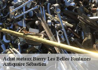 Achat métaux  bierry-les-belles-fontaines-89420 Antiquaire Sébastien