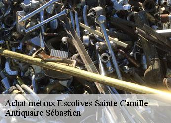 Achat métaux  escolives-sainte-camille-89290 Antiquaire Sébastien