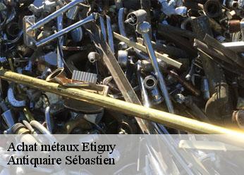 Achat métaux  etigny-89510 Antiquaire Sébastien