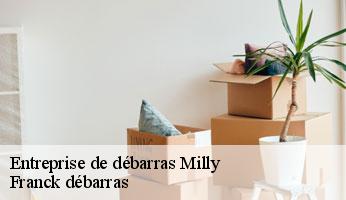 Entreprise de débarras milly-89800 Franck débarras