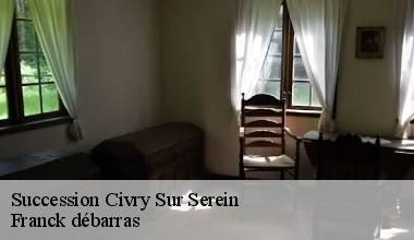 Succession civry-sur-serein-89440 Franck débarras